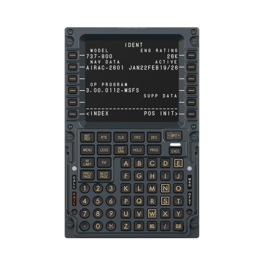 Màn hình hiển thị điều khiển bay MOZA MB7F Flight Computer Display