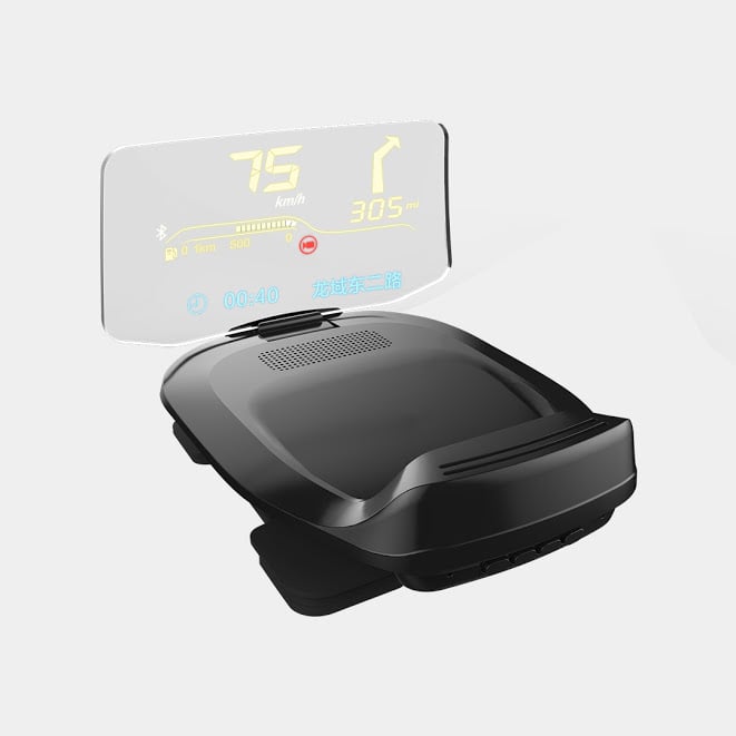 Ảnh minh họa Màn hình hiển thị thông tin HUD CARROBOT ô tô (Bluetooth version) 1