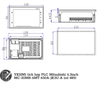 Màn hình HMI PLC MC-20MR-6MT-430A-JK3U-A / 4.3 inch hãng YKHMI / 485