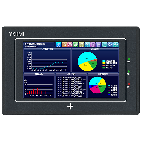 Màn hình HMI PLC MC-20MR-6MT-430A-JK3U-A / 4.3 inch hãng YKHMI / 485 RTC