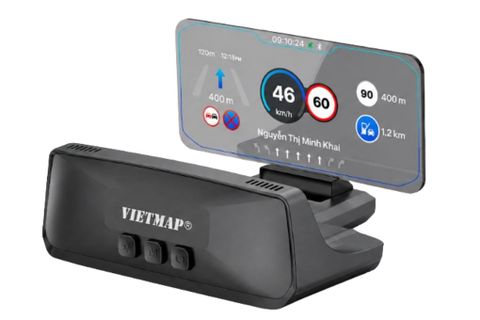 Màn Hình HUD Xe Hơi LCD TFT 4.58 inch Hiển Thị Tốc Độ GPS Vietmap H50