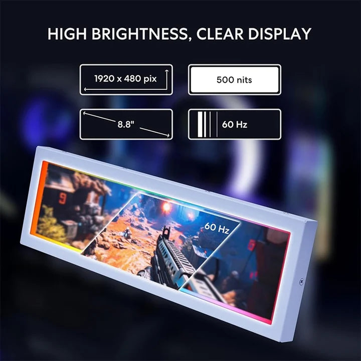 Ảnh minh họa Màn hình LCD IPS Universal 8.8" LIAN LI (US88v1) - White 2
