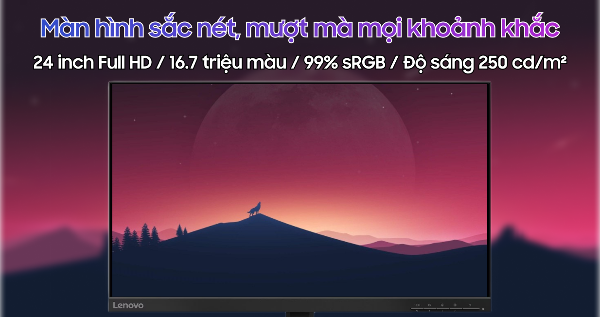 Ảnh minh họa Màn hình Lenovo L24-4E 24 inch 2