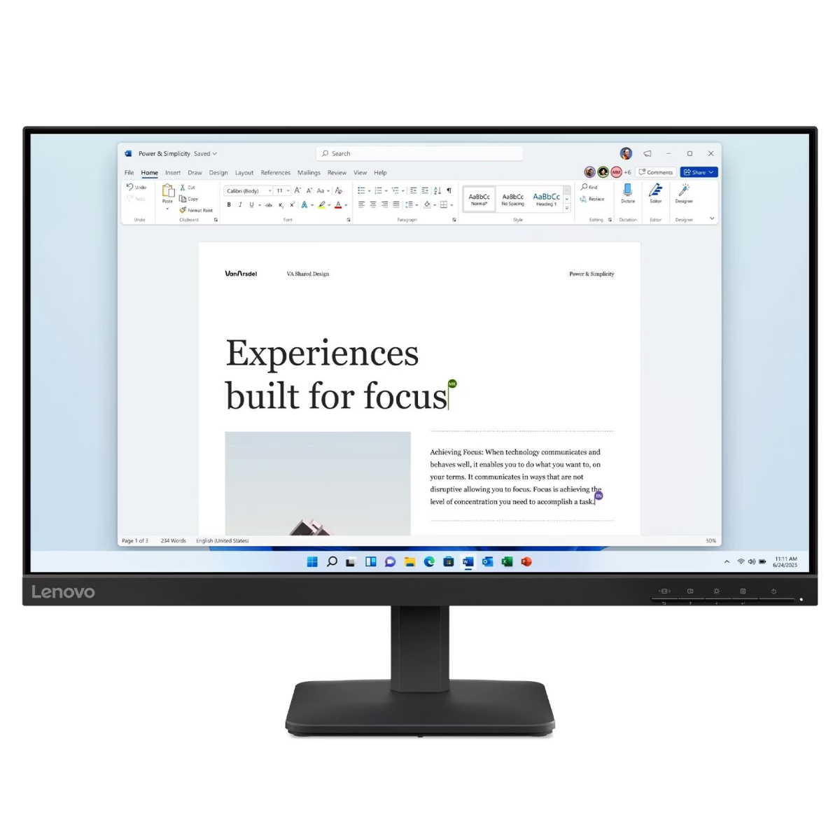 Ảnh minh họa Màn hình Lenovo L24-4E 24 inch 3