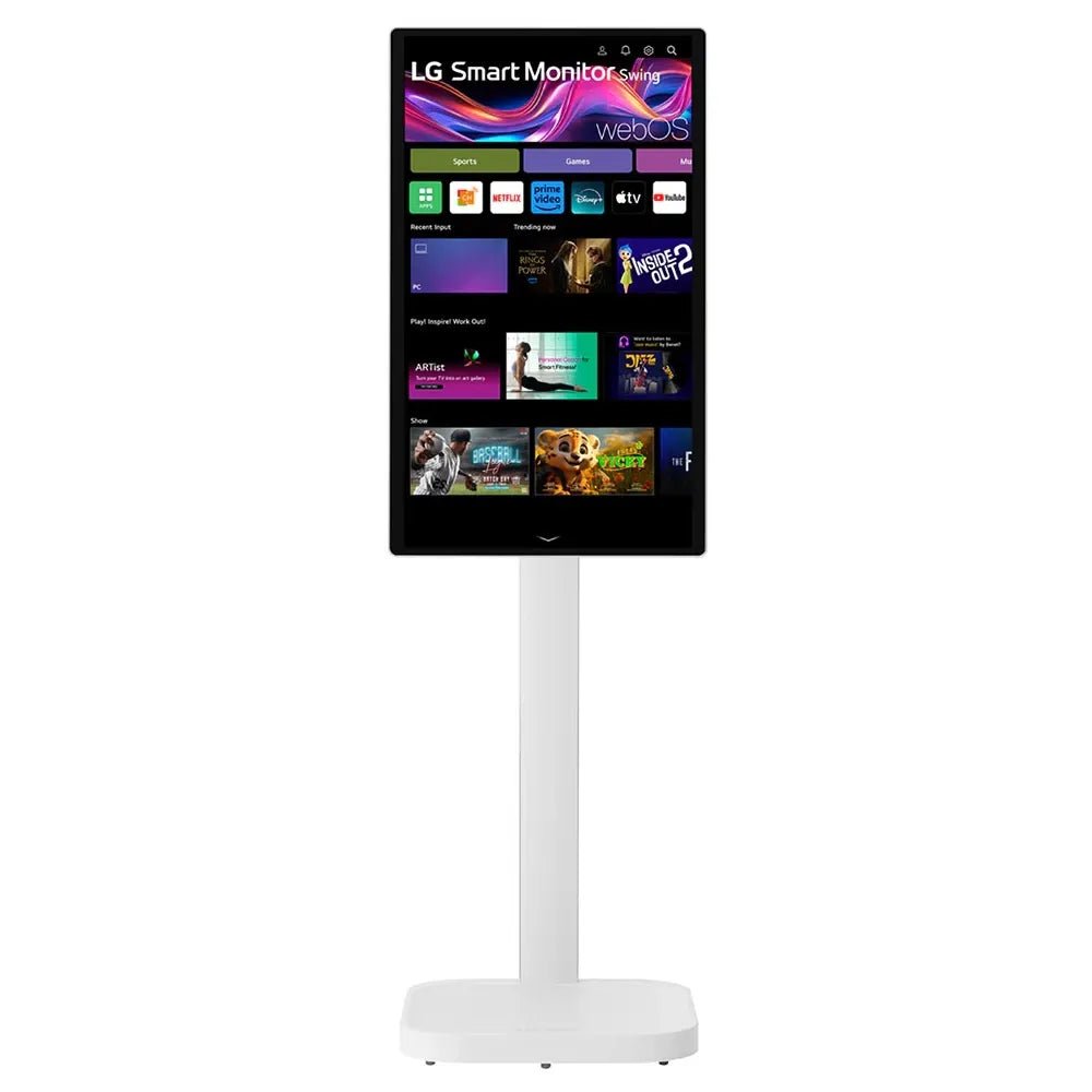 Ảnh minh họa Màn hình LG 31.5-inch 4K UHD IPS Swing cảm ứng, chân đế di động, webOS 2