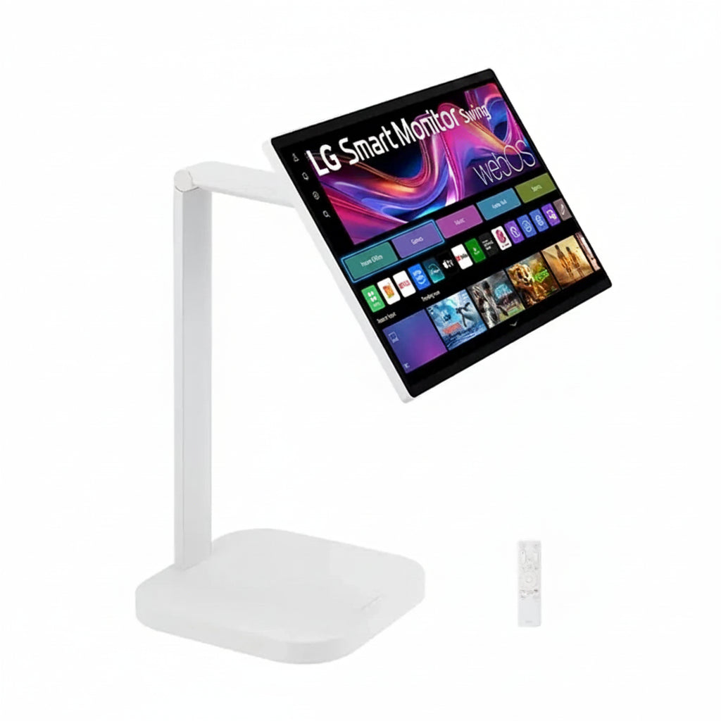 Màn hình LG 31.5-inch 4K UHD IPS Swing cảm ứng, chân đế di động, webOS
