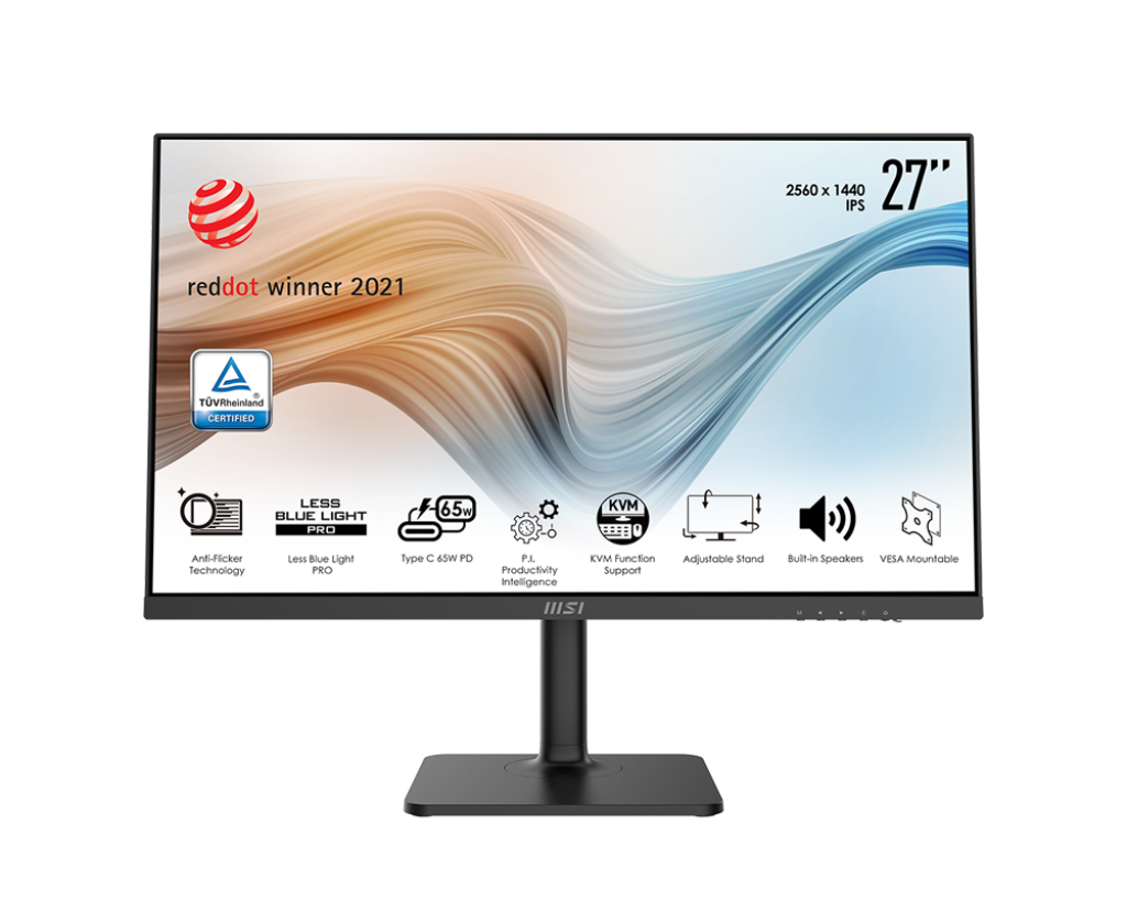 Màn hình MSI Modern MD272QP (27" WQHD/IPS/75Hz/4ms/300Nits)