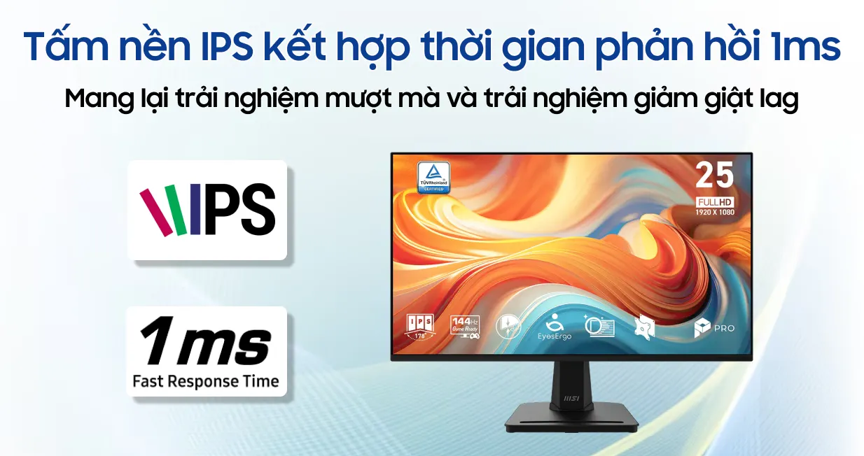 Ảnh minh họa Màn hình MSI MP251 E14L 25 inch 1