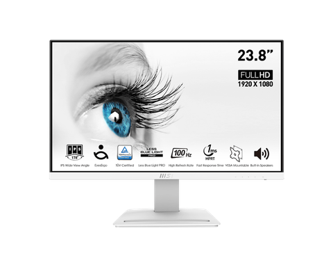 Màn Hình Msi Pro Mp243x (23.8 Inch/fhd/ips/100hz/1ms/loa) White
