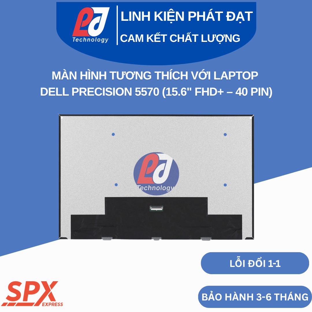 Màn Hình Tương Thích Với Laptop Dell Precision 5570 (15.6″ FHD+ – 40 Pin)