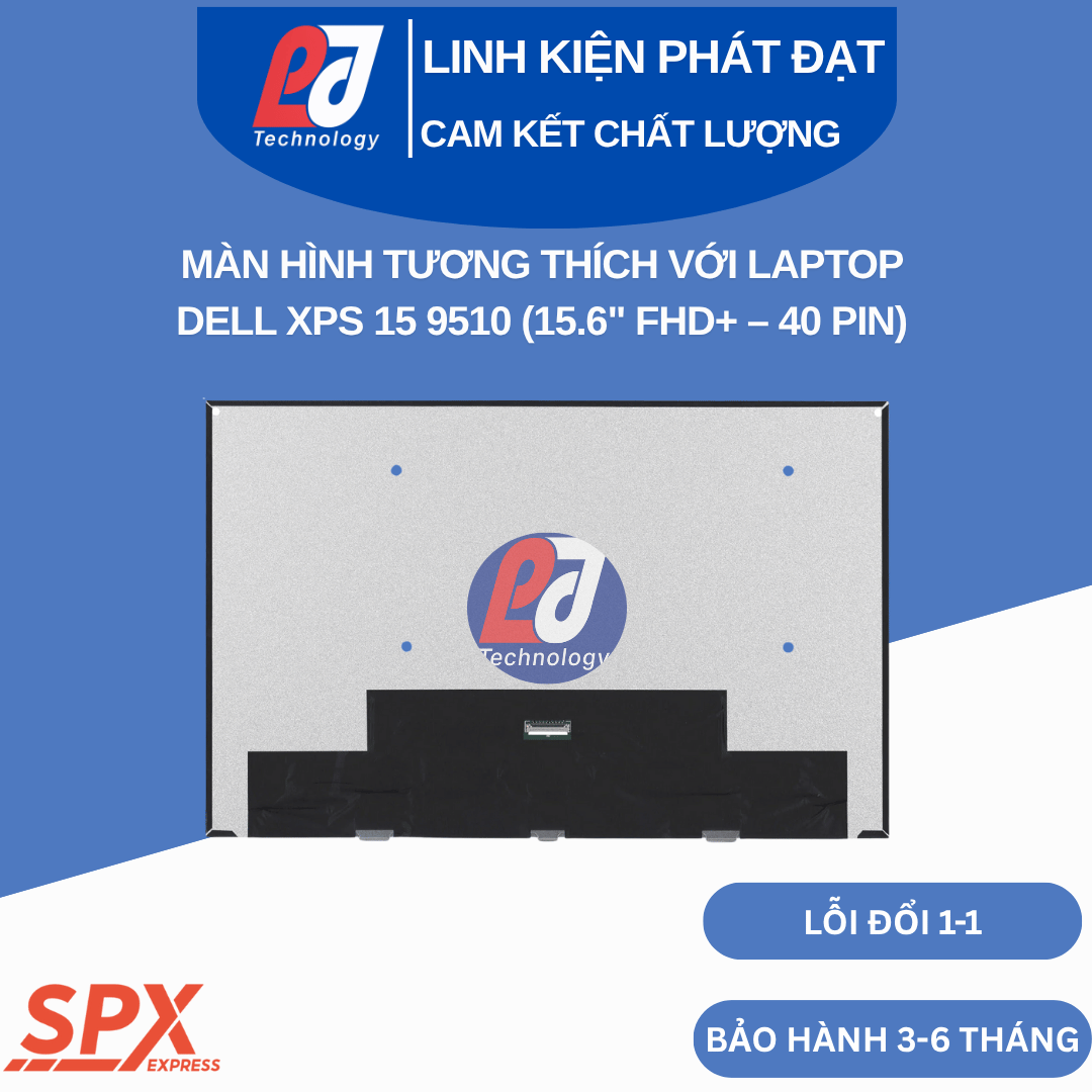 Màn Hình Tương Thích Với Laptop Dell XPS 15 9510 (15.6″ FHD+ – 40 Pin)
