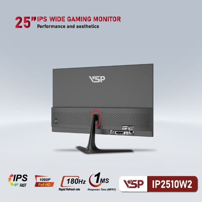 Ảnh minh họa Màn hình Văn phòng VSP IP2510W2 | 25 inch, FHD, 180Hz, Fast IPS 3