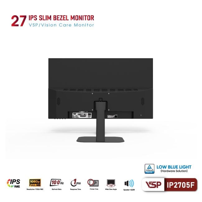Ảnh minh họa Màn hình Văn phòng VSP IP2705F | 27 inch, FHD, 100Hz, IPS, speaker 3