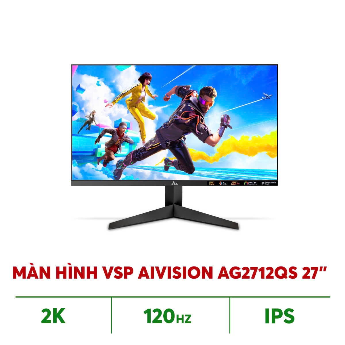 MÀN HÌNH VSP AIVISION AG2712QS (27 INCH / 2K / IPS / 120HZ / 1MS)