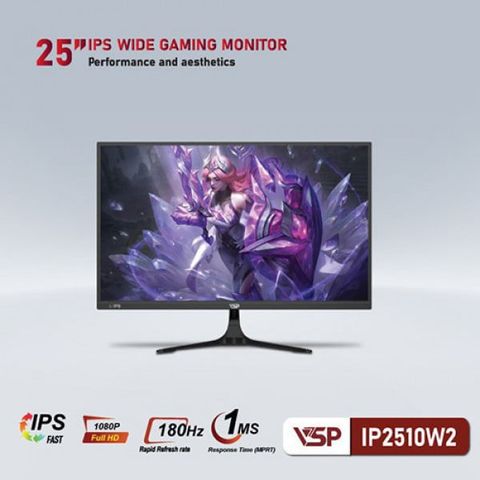 Màn hình VSP IP2510W2 (24.5 Inch | FHD | FAST IPS |180Hz | 1ms)
