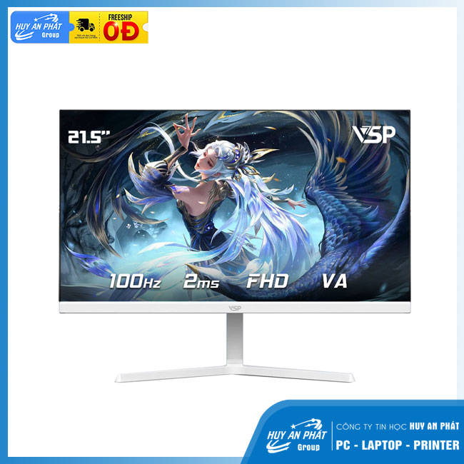 Ảnh minh họa Màn hình VSP VC242I 23.8 inch Full HD IPS 100Hz 2ms (Trắng) 1