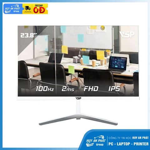 Màn hình VSP VC242I 23.8 inch Full HD IPS 100Hz 2ms (Trắng)