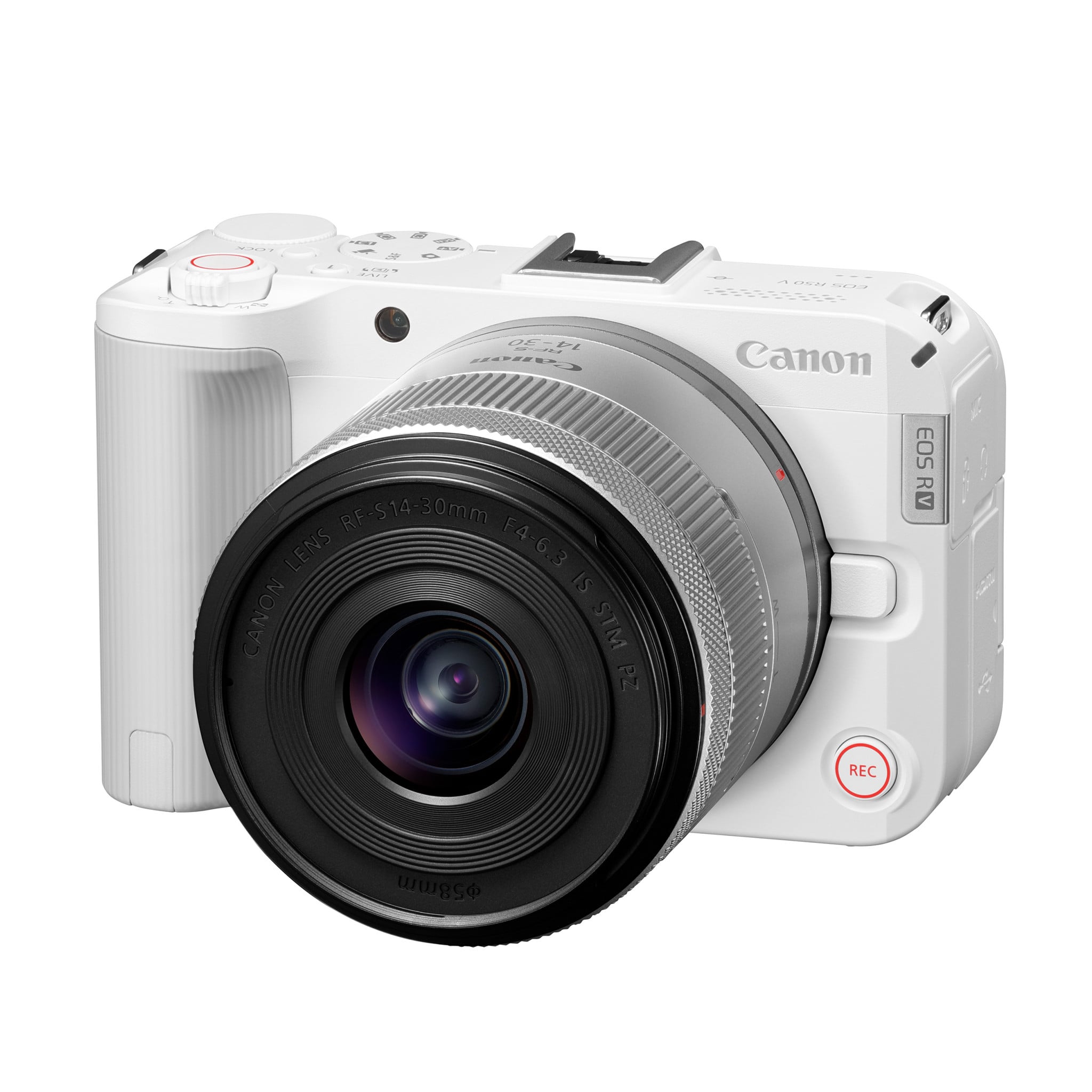 Máy Ảnh Canon EOS R50 V + Lens 14-30mm f/4-6.3 (White) | Chính Hãng