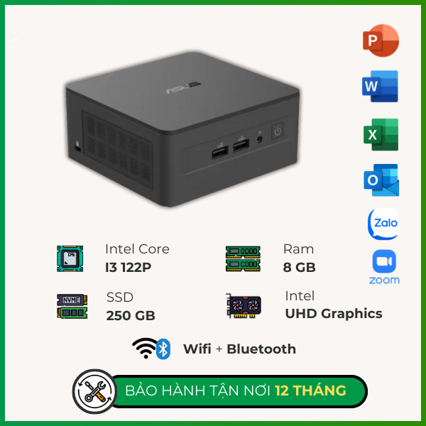 Ảnh minh họa Máy bộ TNC Mini PC MPCI312R8S256 (I3 1220P/ Ram 8GB/ SSD 256GB) 2