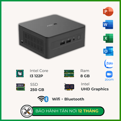  Máy bộ TNC Mini PC MPCI312R8S256 (I3 1220P/Ram 8GB/SSD 256GB) 