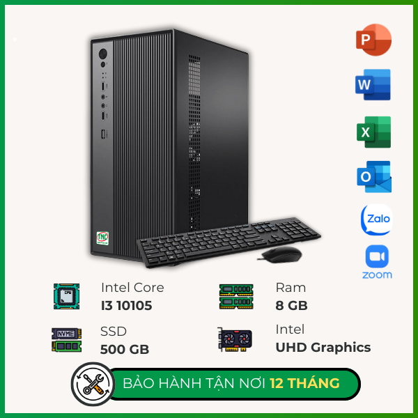 Ảnh minh họa Máy bộ TNC Văn Phòng I3112 (I3 12100/ Ram 8GB/ SSD 500GB) 2