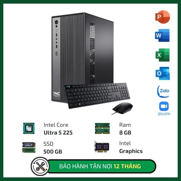 Ảnh minh họa Máy bộ TNC Văn Phòng U5225-8G-500G (Ultra 5 225/ Ram 8GB/ SSD 500GB) 1