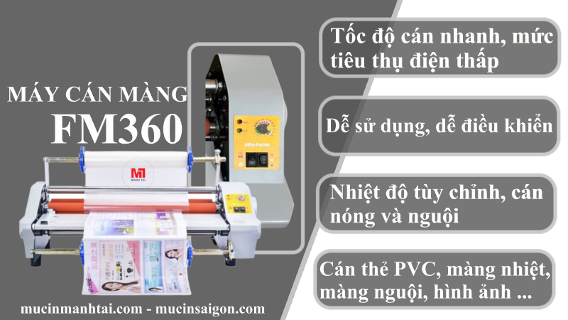 Ảnh minh họa Máy Cán Màng FM360 2