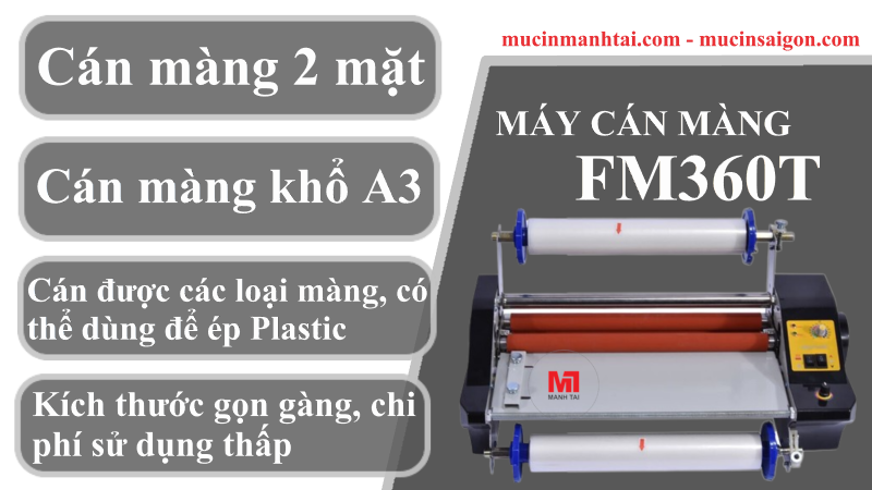 Ảnh minh họa Máy Cán Màng FM360T 1