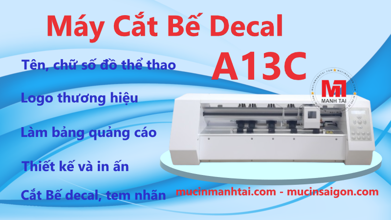 Ảnh minh họa Máy Cắt Bế Decal A13C 2