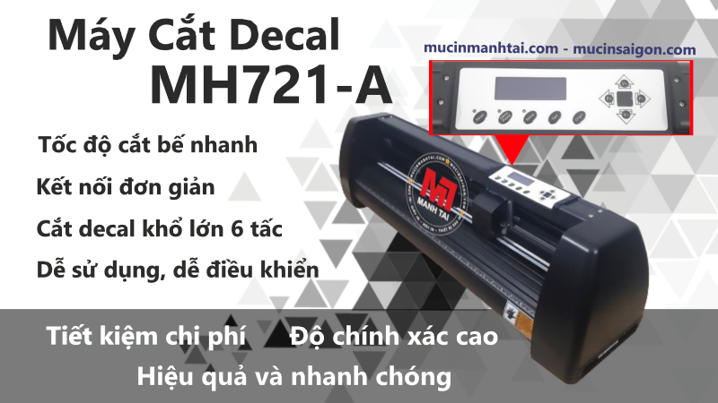 Ảnh minh họa Máy Cắt Decal MH721A 2