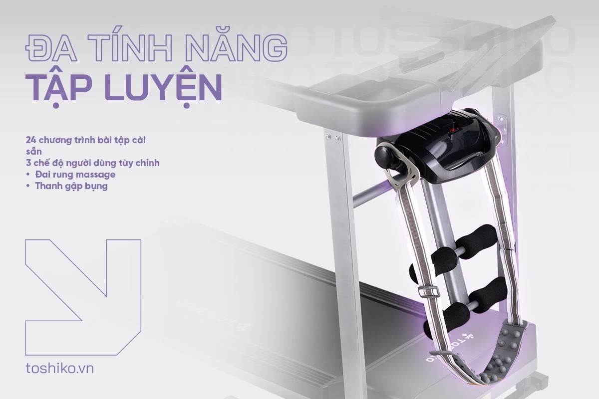 Ảnh minh họa Máy chạy bộ đa năng Toshiko Ever Run 3