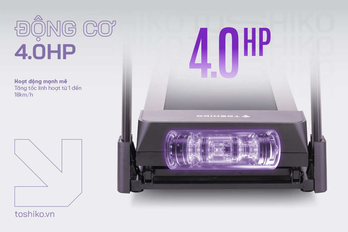 Ảnh minh họa Máy chạy bộ đa năng Toshiko Ultra Storm 2