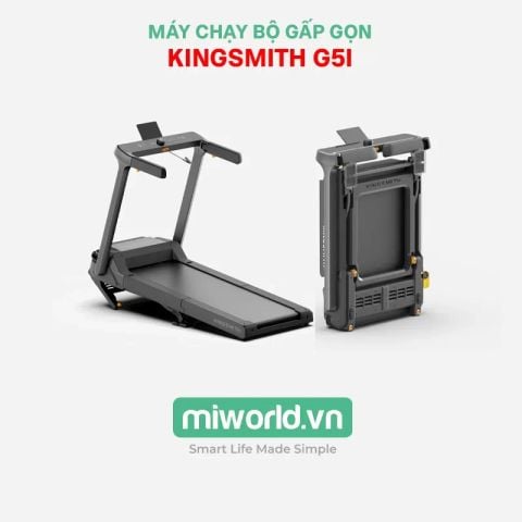 Máy Chạy Bộ Gấp Gọn KingSmith G5i Điều Chỉnh Độ Dốc Điện 25 Cấp Độ
