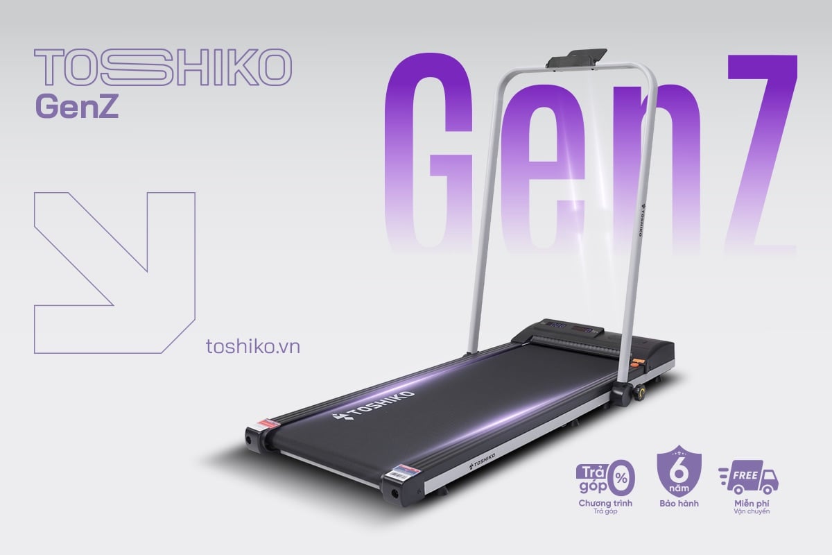 Ảnh minh họa Máy chạy bộ gấp gọn Toshiko GenZ 1