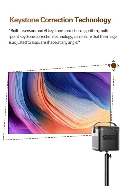 Ảnh minh họa Máy chiếu MicroPack Smart DLP Projector MPJ-03-BK 1