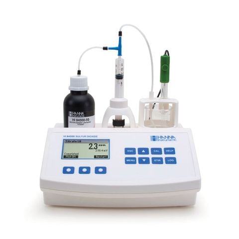 Máy Chuẩn Độ Mini Sulfua Dioxit Trong Rượu HI84500