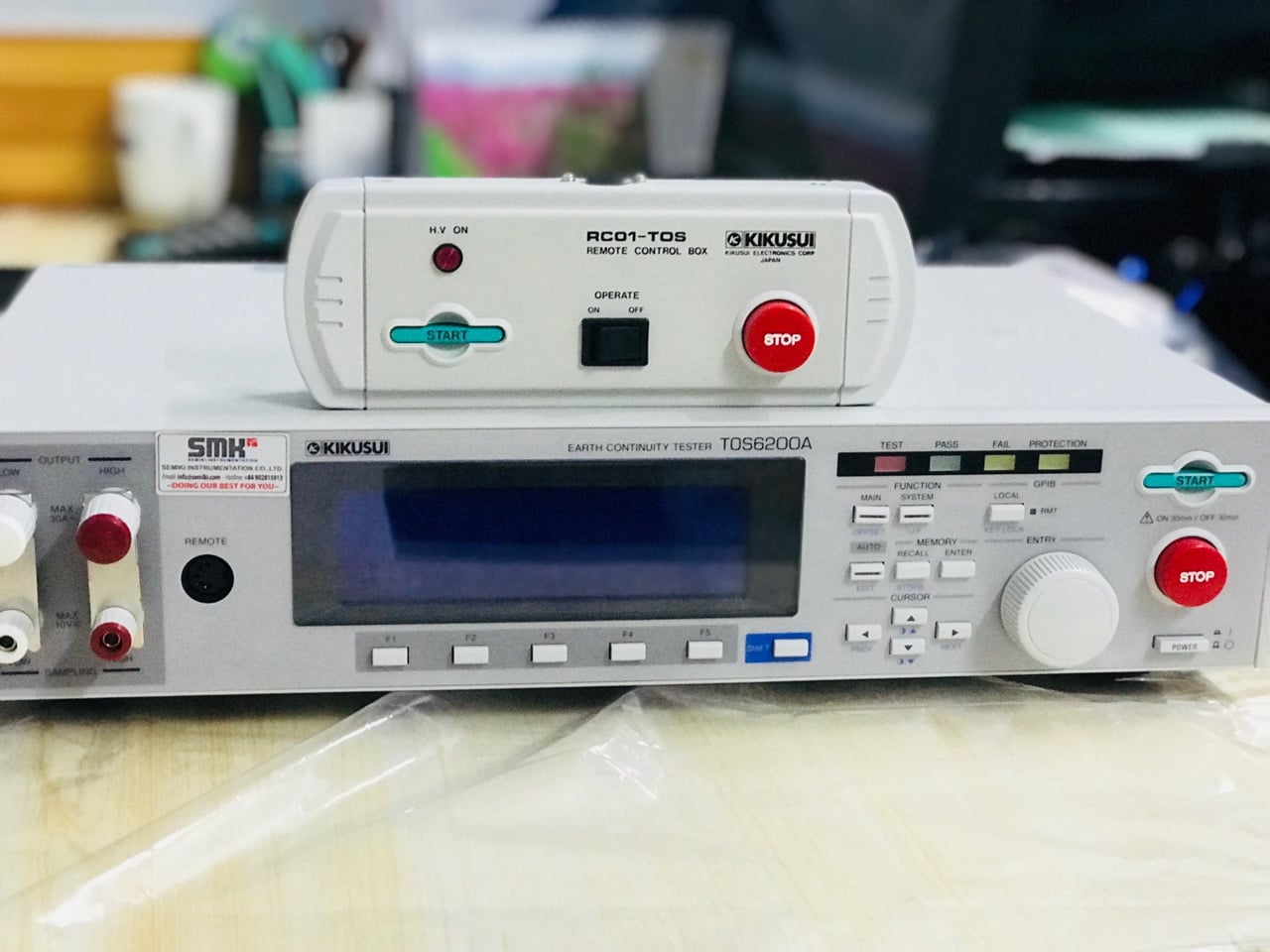 MÁY ĐO ĐIỆN TRỞ TIẾP ĐẤT KIKUSUI TOS-6200A