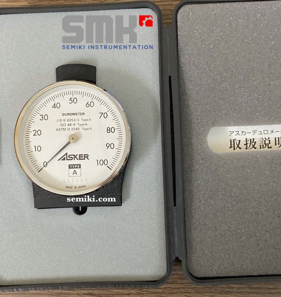 máy đo độ cứng cao su type A ASKER JIS K 6253