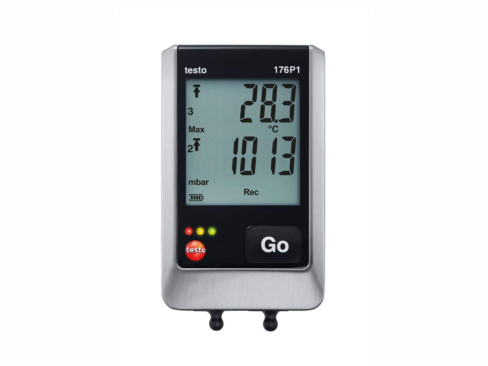 Máy đo nhiệt độ, độ ẩm, áp suất tự ghi – testo 176 P1