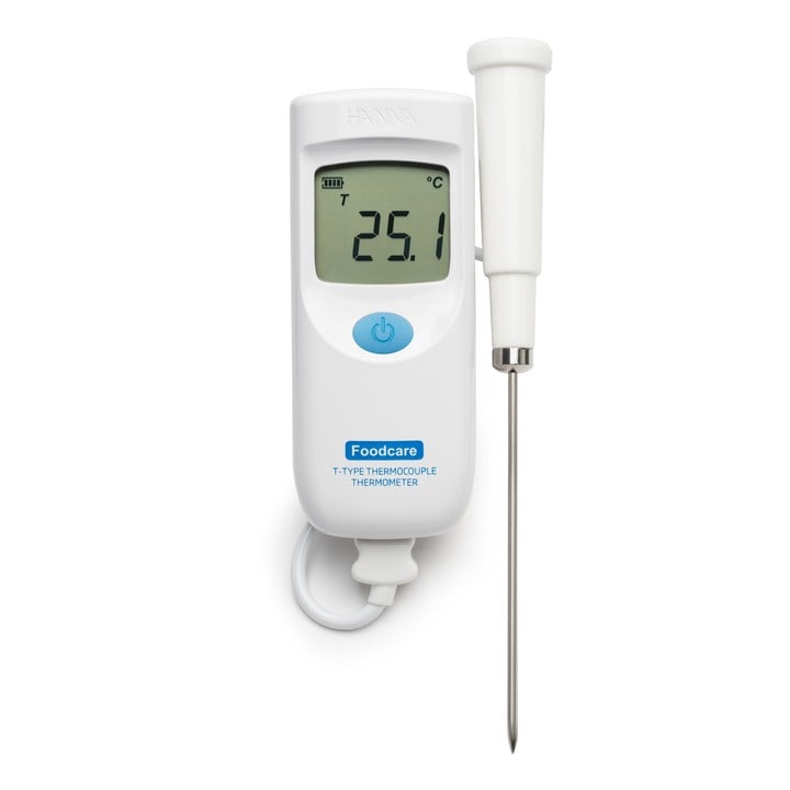 Máy Đo Nhiệt Độ Trong Thực Phẩm Loại T Kèm Đầu Dò FC767PW HI935004