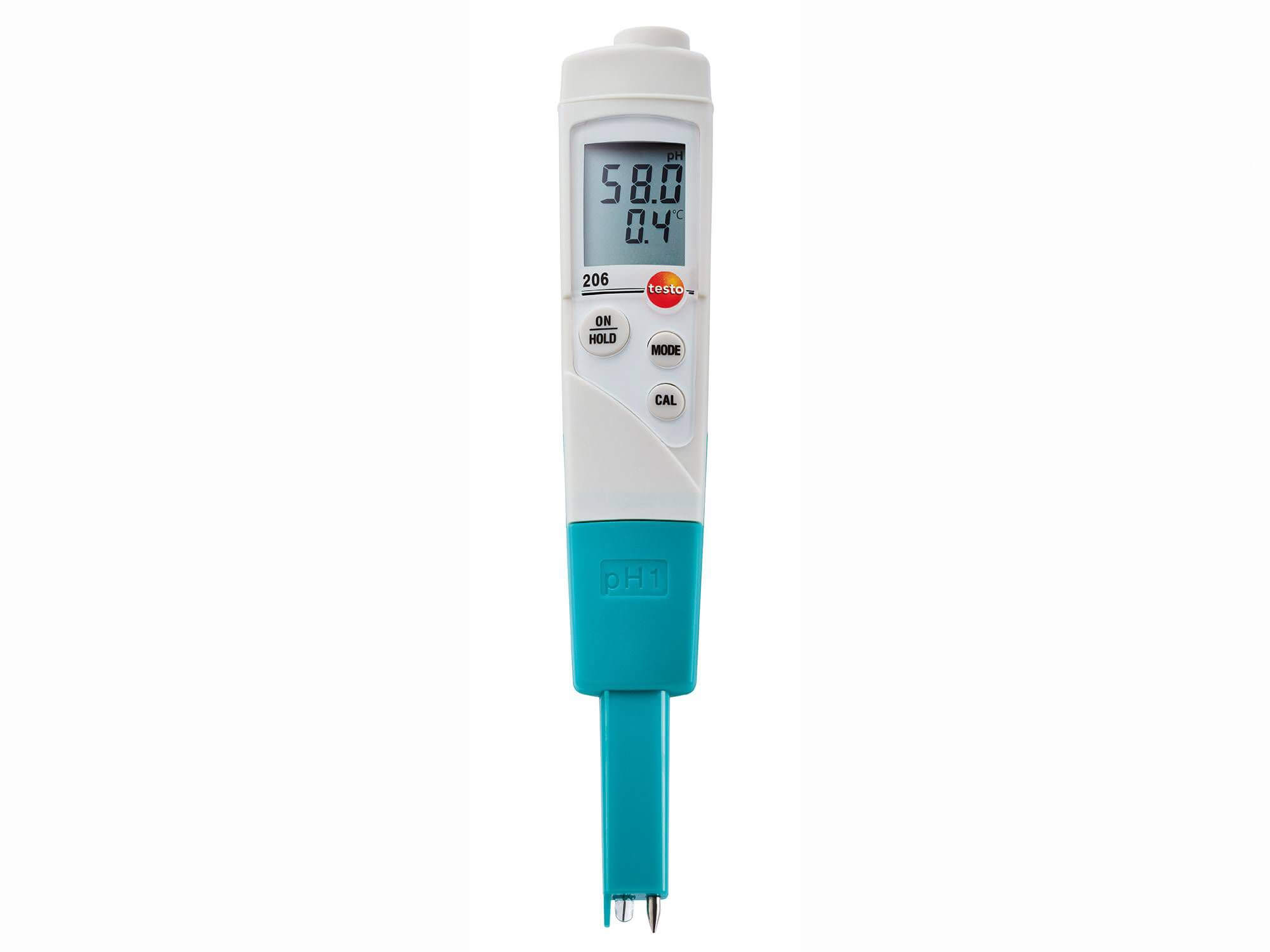 Ảnh minh họa Máy đo pH / °C – testo 206 pH1 1