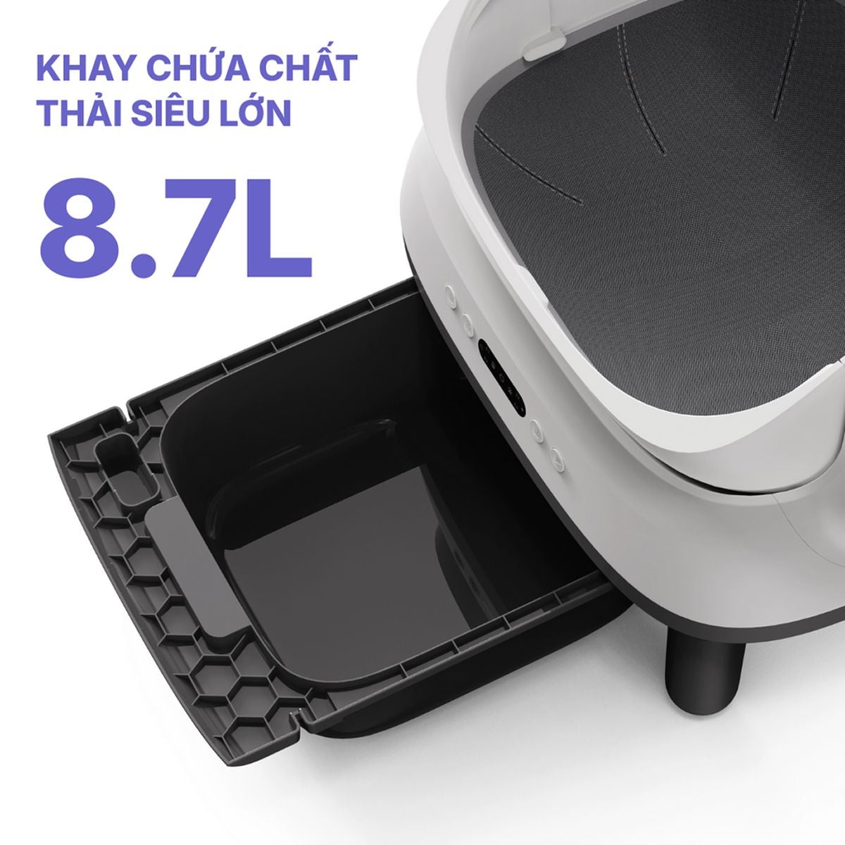 Ảnh minh họa Máy dọn vệ sinh cho mèo HeLiPet Open Top Pro 3