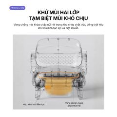  Máy dọn vệ sinh cho mèo HeLiPet Open Top Pro 