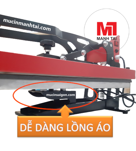Ảnh minh họa Máy Ép Nhiệt Phẳng 40×50 Lồng Áo 3