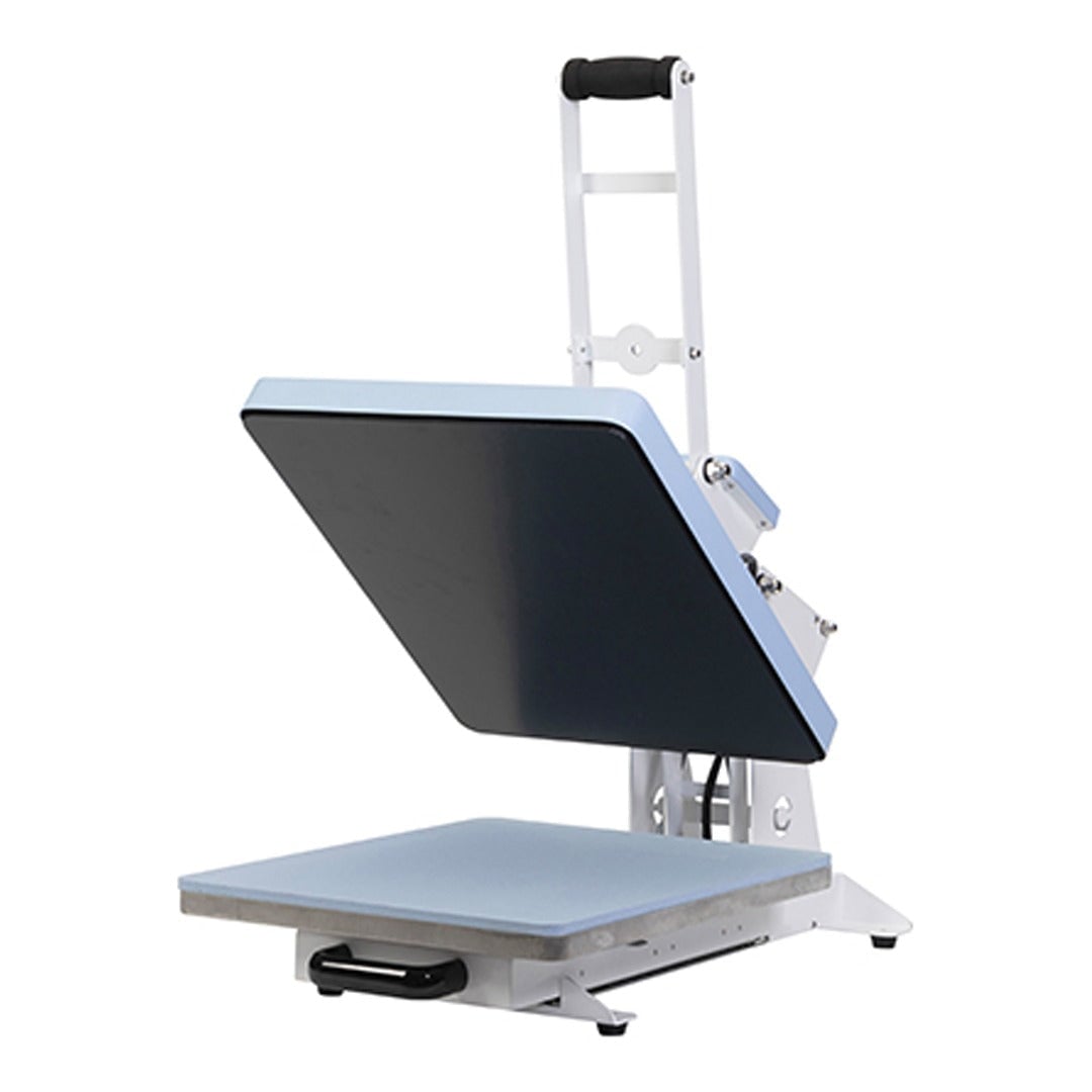 Ảnh minh họa Máy ép nhiệt phẳng ngăn kéo tự động Otter – 38 x 38cm / Xanh nhạt 1