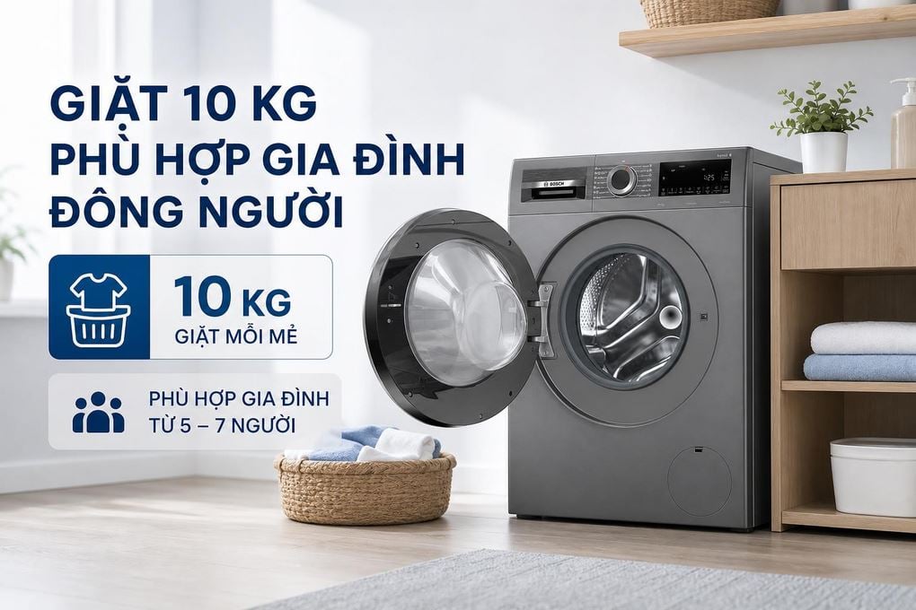 Ảnh minh họa Máy giặt Bosch Inverter 10 kg WGG25401SG 2