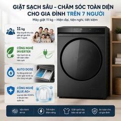  Máy giặt cửa ngang Panasonic Inverter 11 Kg NA-22VDW1BVT 