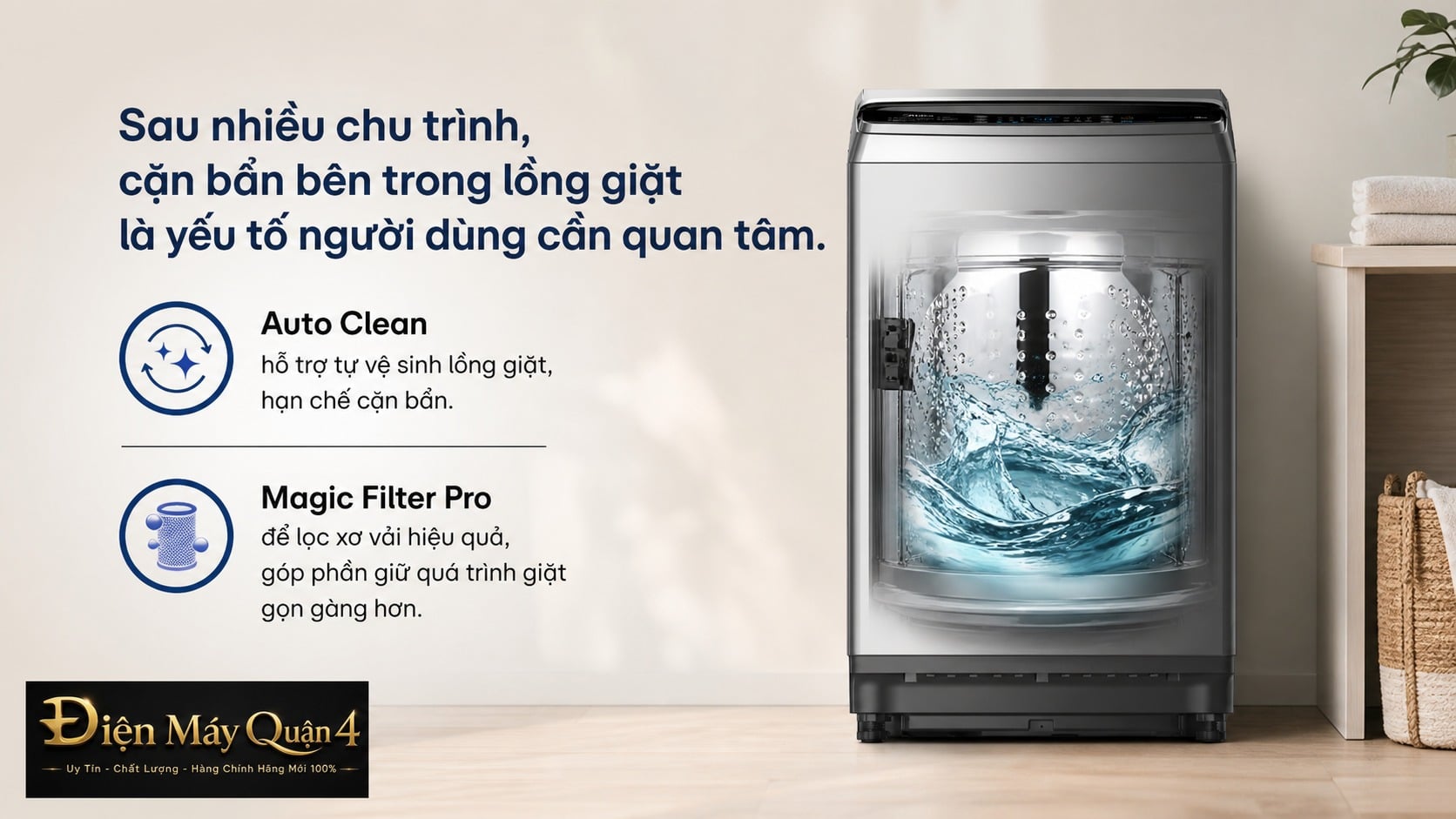 Ảnh minh họa Máy giặt cửa trên Midea 8.5kg MA200W85 2