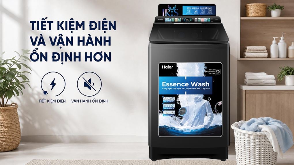 Ảnh minh họa Máy giặt Haier IRIS Inverter 15 kg HWM150-B2698B 3