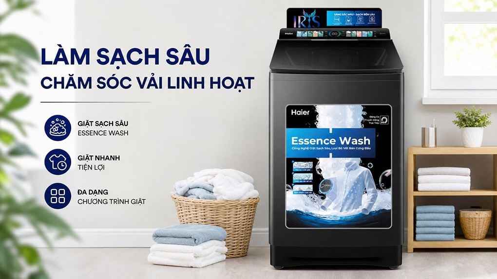 Ảnh minh họa Máy giặt Haier IRIS Inverter 16 kg HWM160-B2698B 1